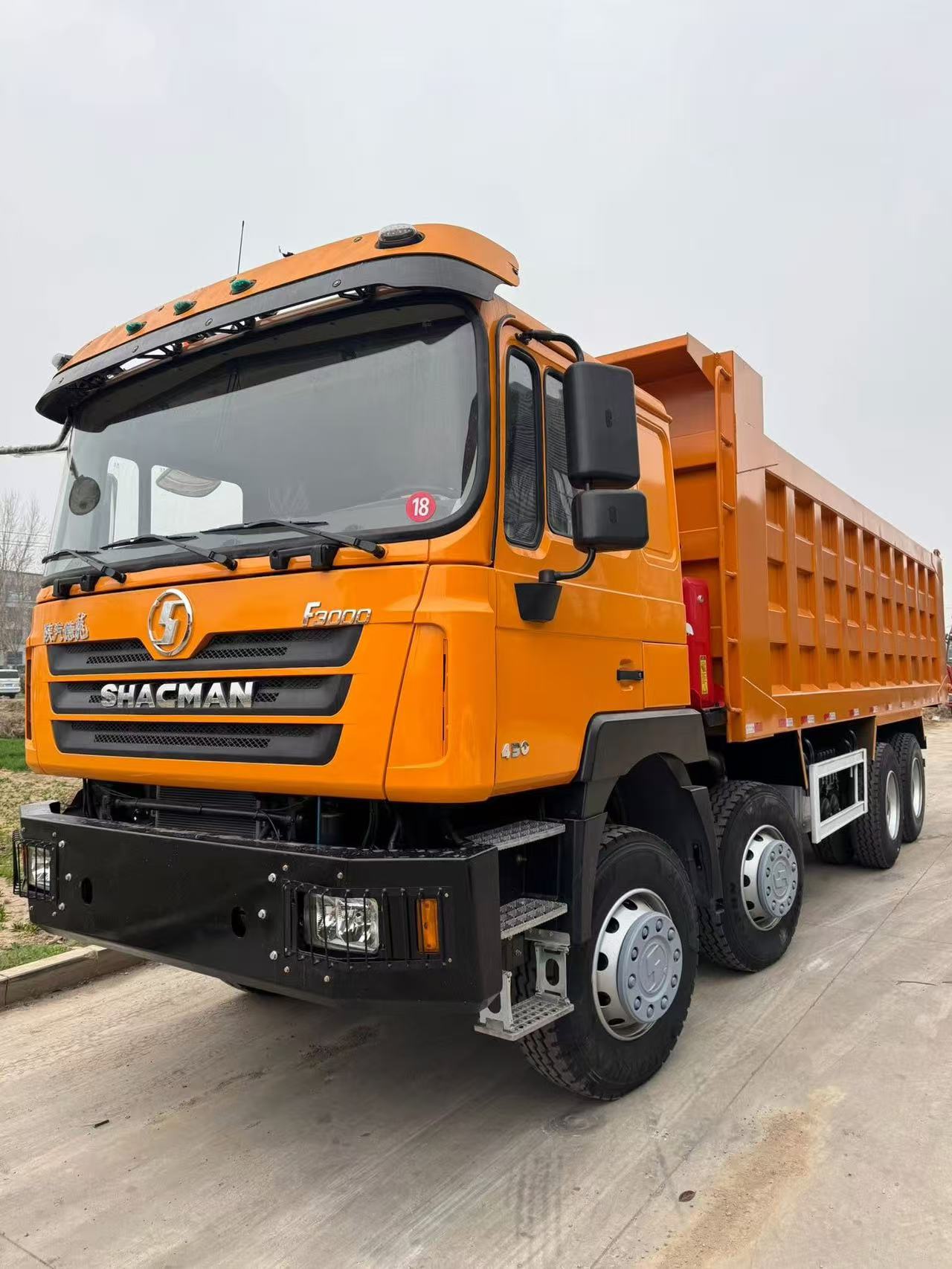 SHACMAN 8x4 dump truck for construction transport